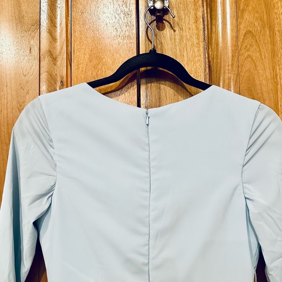 NWT - TS Couture - Ice-Blue Full-Length Formal Gown, 2 - Picture 11 of 15